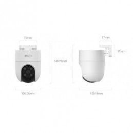 CAMERA WIFI 3MP 4MM IR 30M...